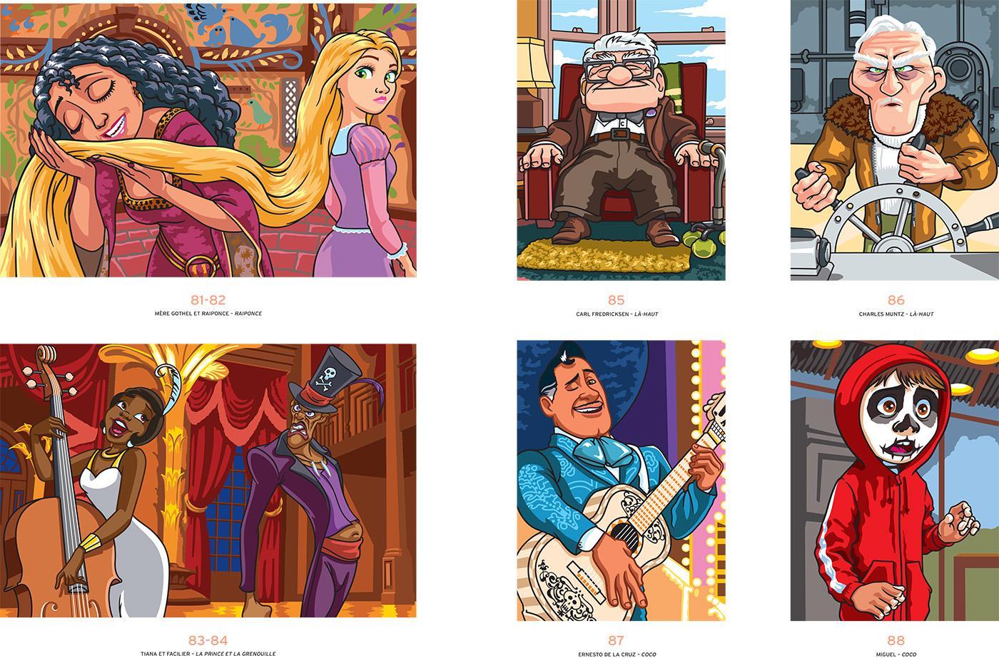 Coloring book - heroes and villains