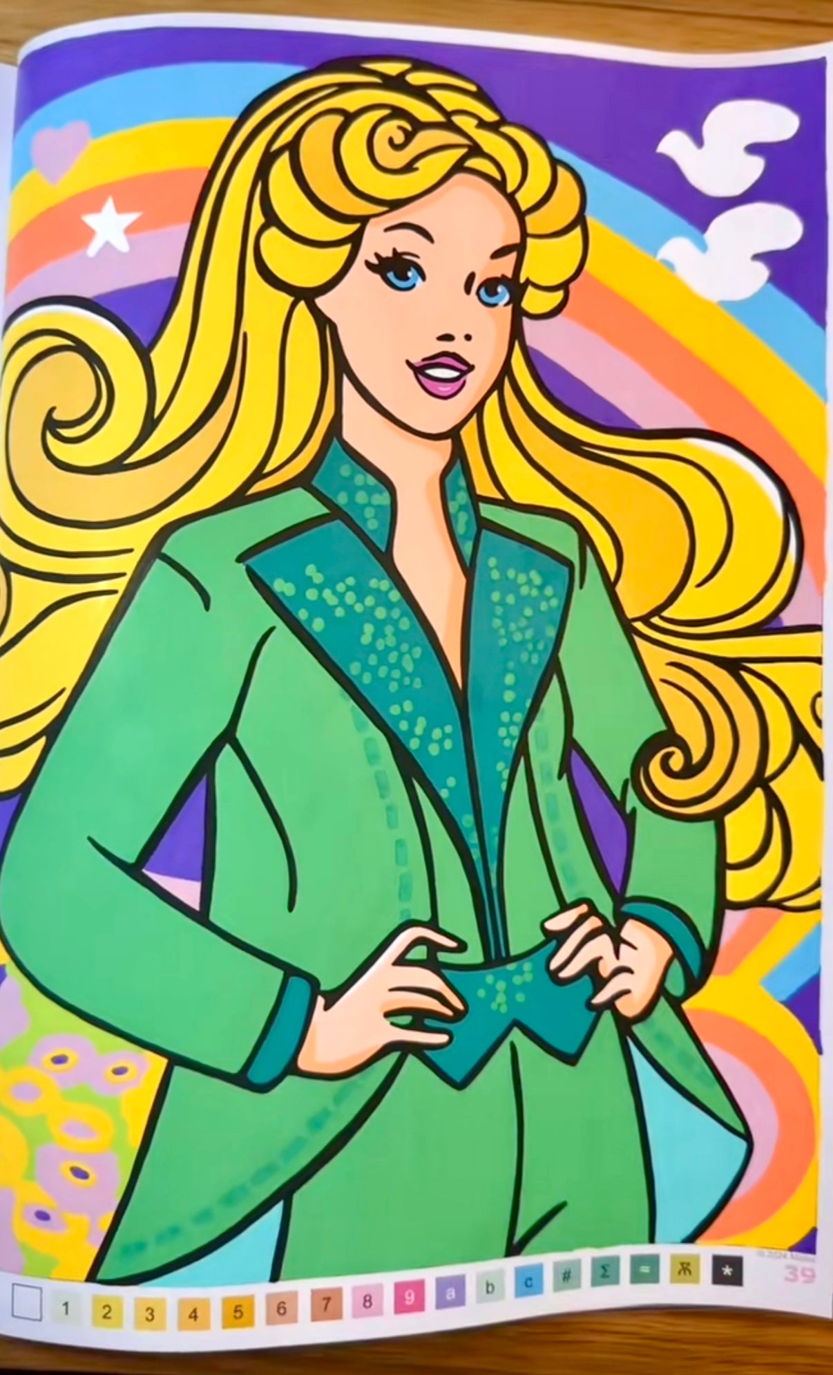 Omalovánka Barbie Coloraiges Mystees