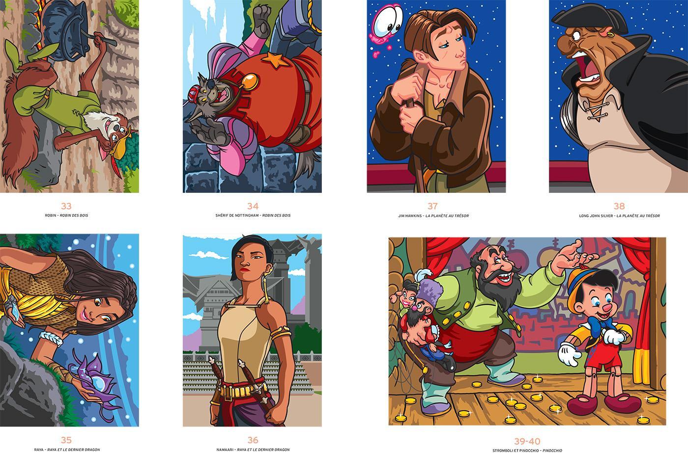 Coloring book - heroes and villains