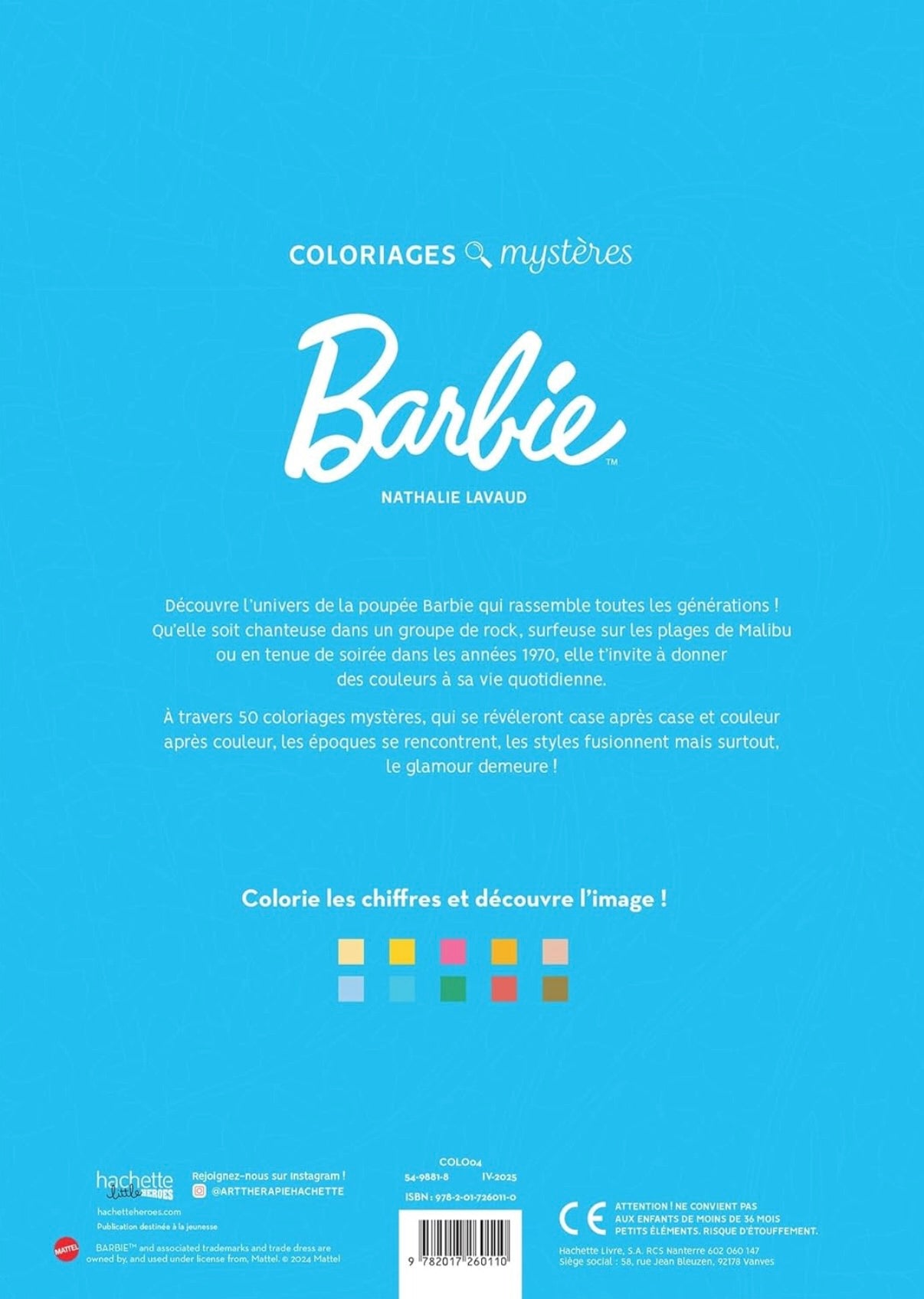 Omalovánka Barbie Coloraiges Mystees