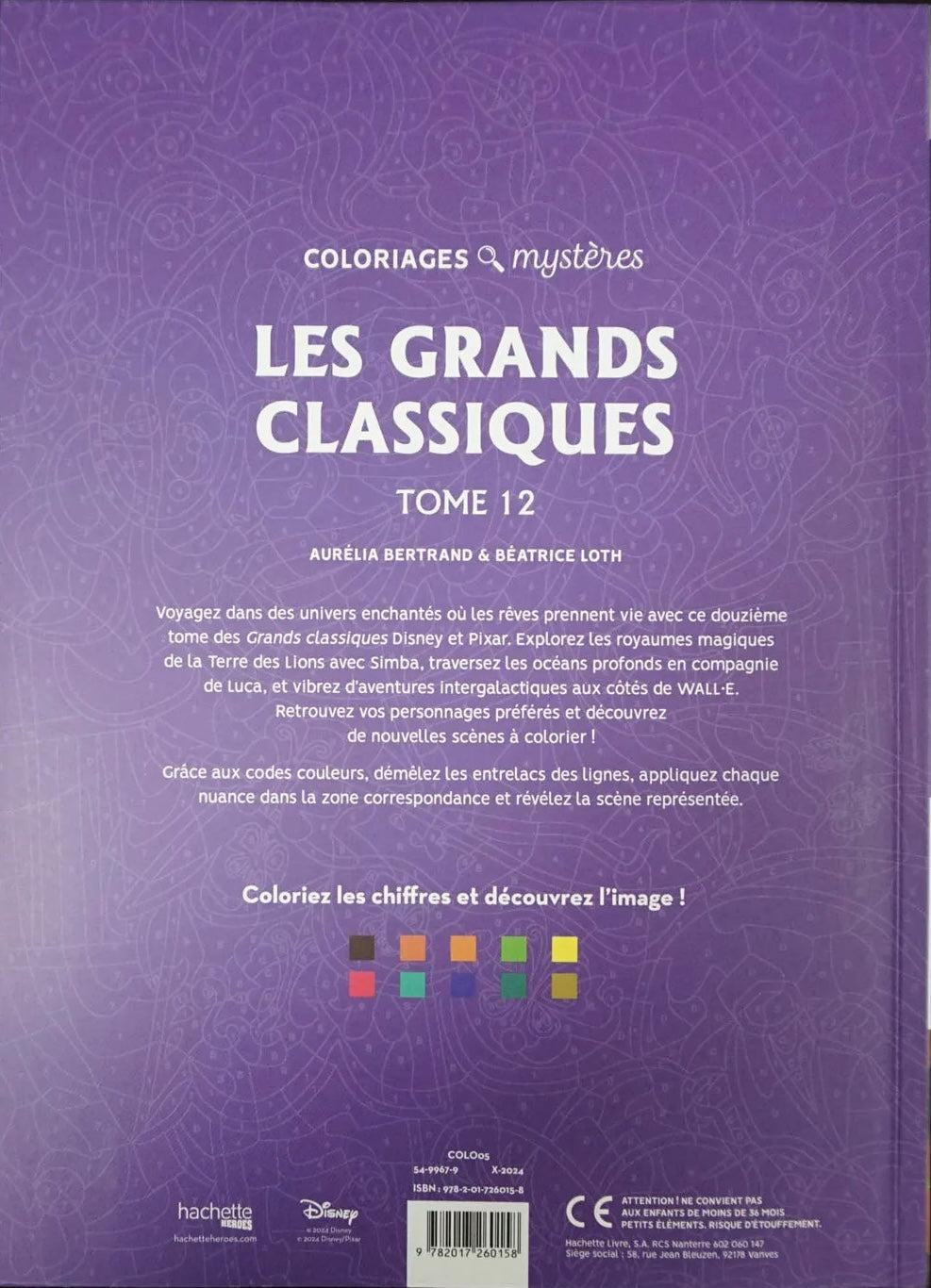 Omalovánka - Les Grands classiques Tome 12