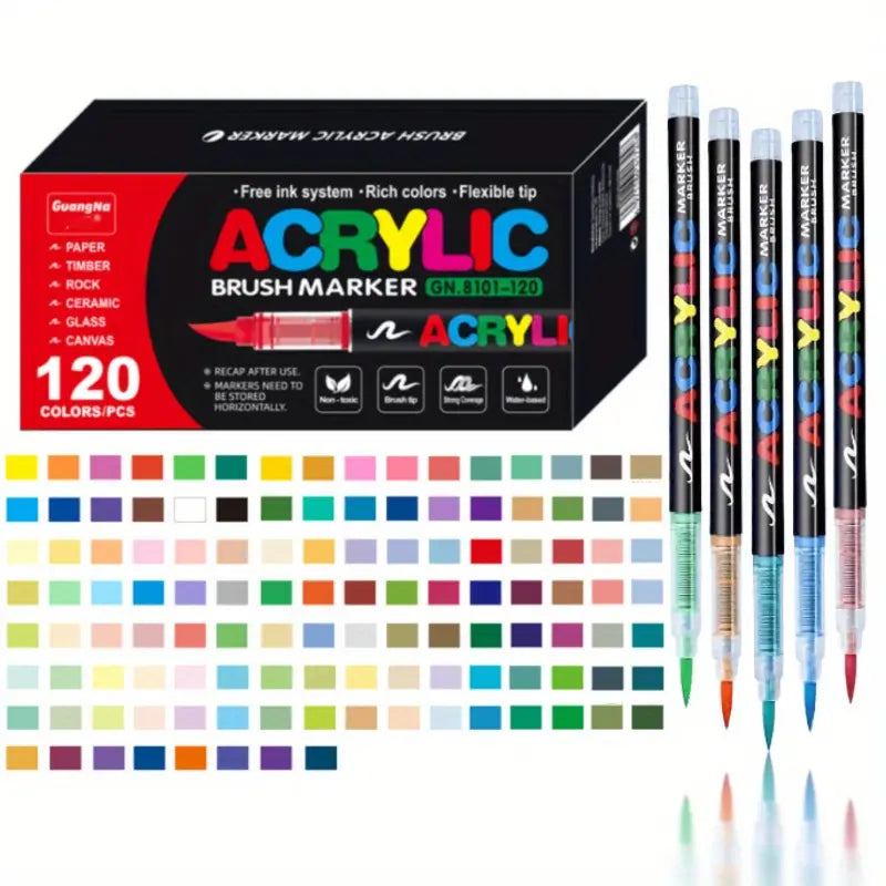 ACRYLIC MARKERS - 120 COLORS