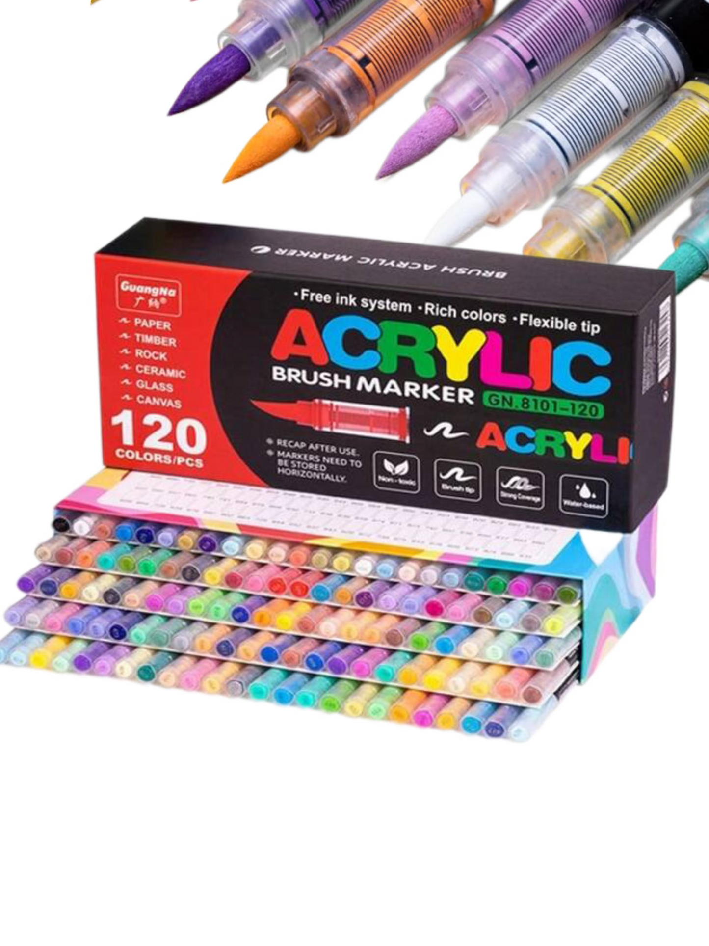 ACRYLIC MARKERS - 120 COLORS