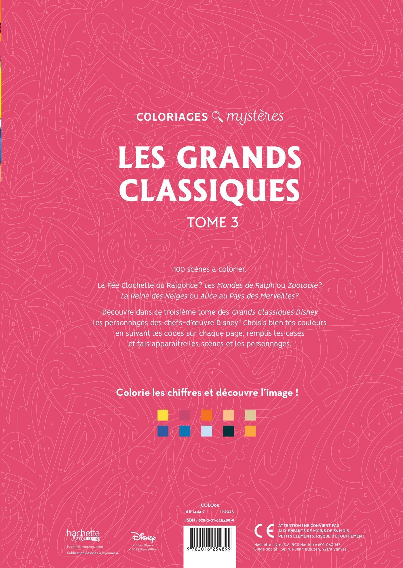 Omalovánka - Les grands classiques Tome 3