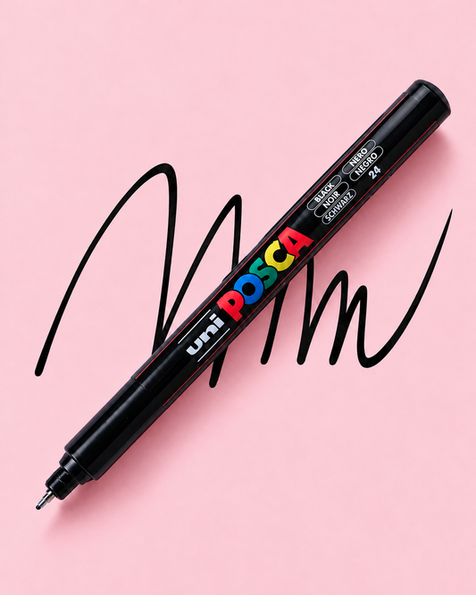 Akrylová fixa Posca 0,7mm PC-1MR černá