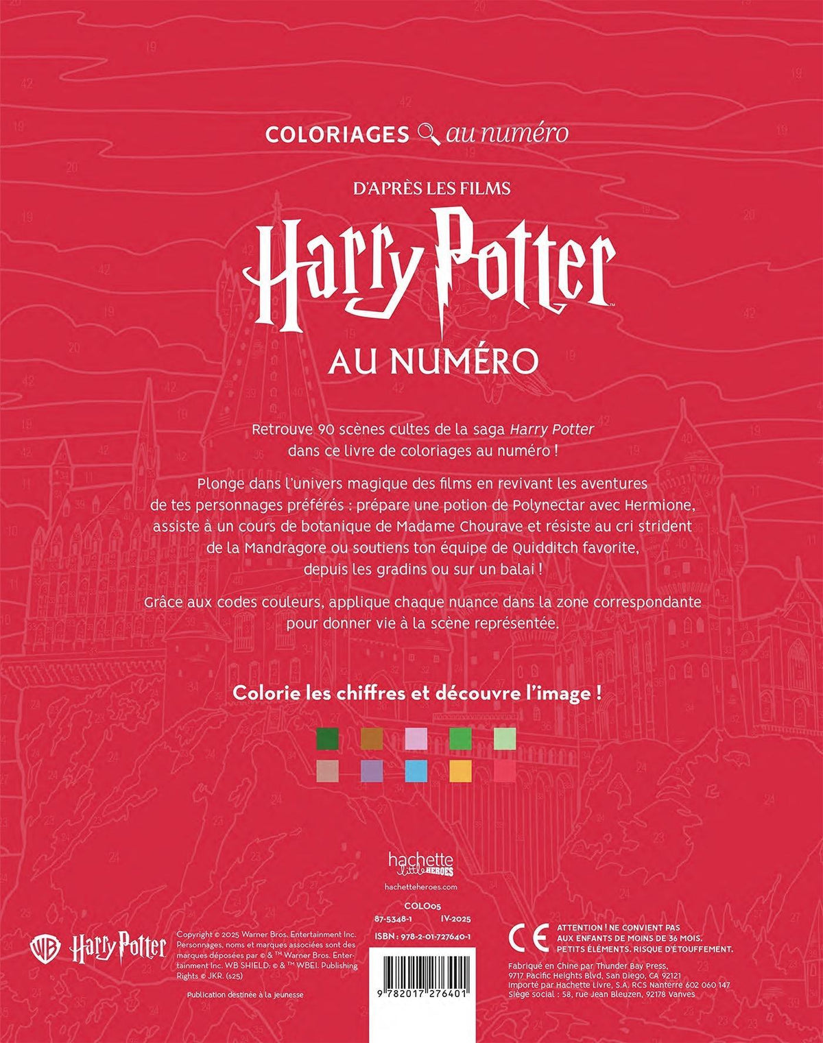 Omalovánka - Harry Potter Au numéro