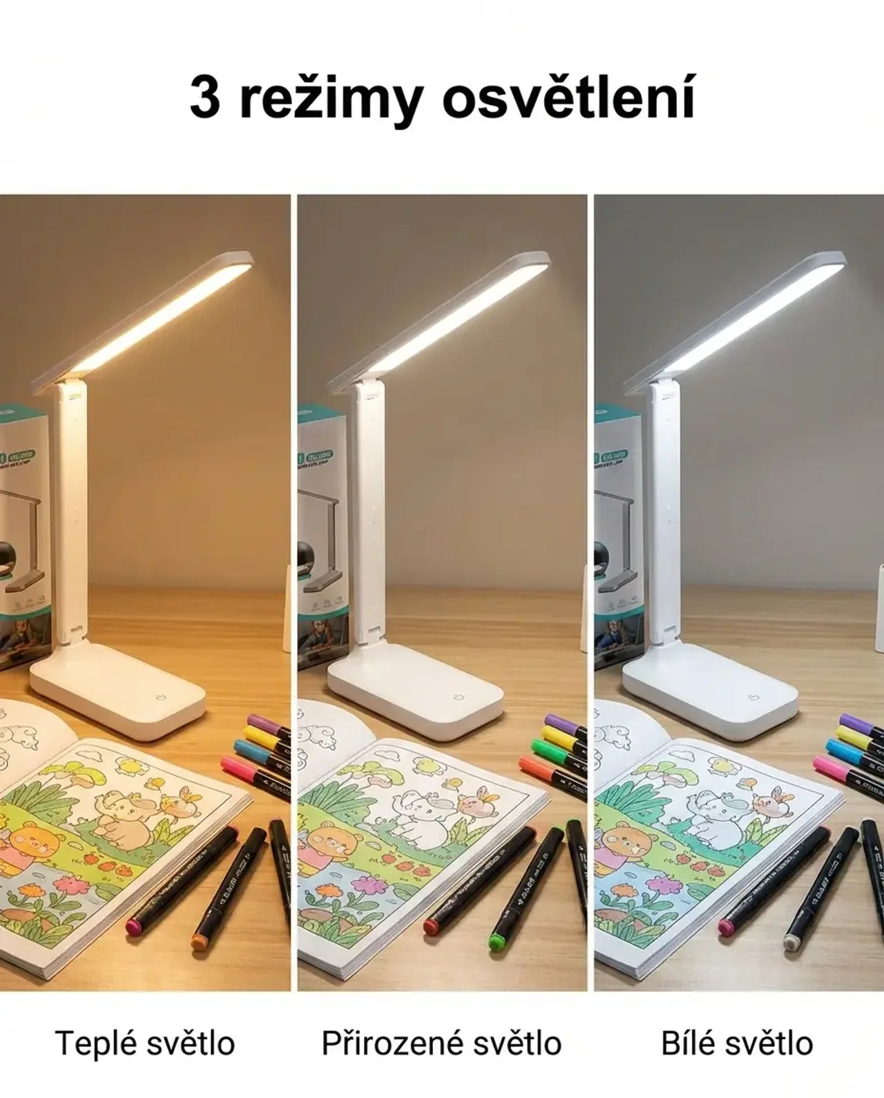 LED lampa (na baterii dobíjecí)