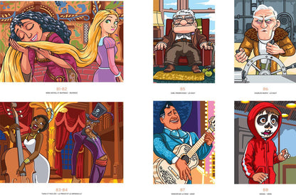 Coloring book - heroes and villains￼