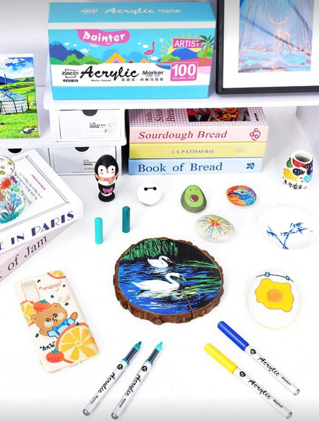 Akrylové fixy Zibeef 100