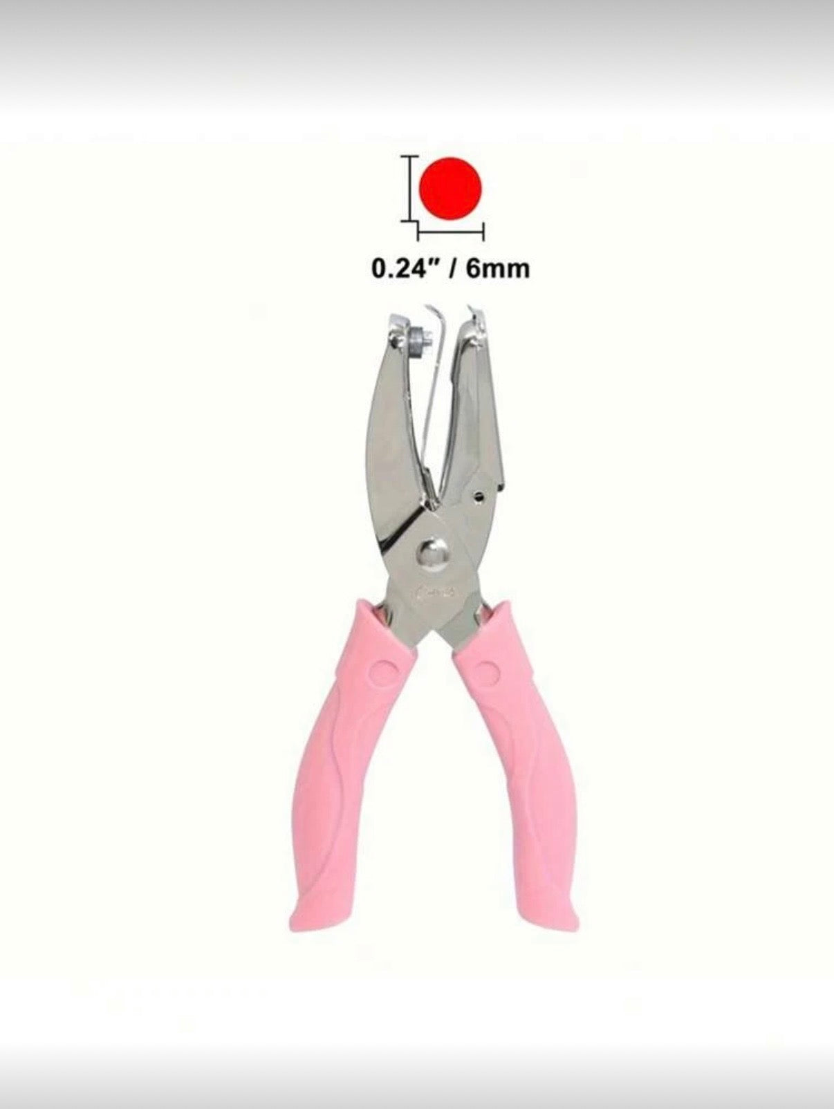 Děrovač růžový 6mm