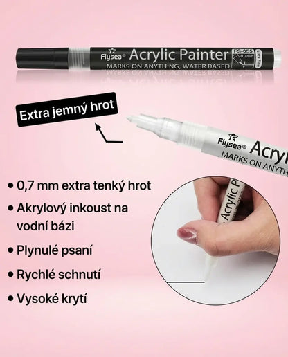 Fixy pro kontur Flysea 1 černa + 1 bila ￼