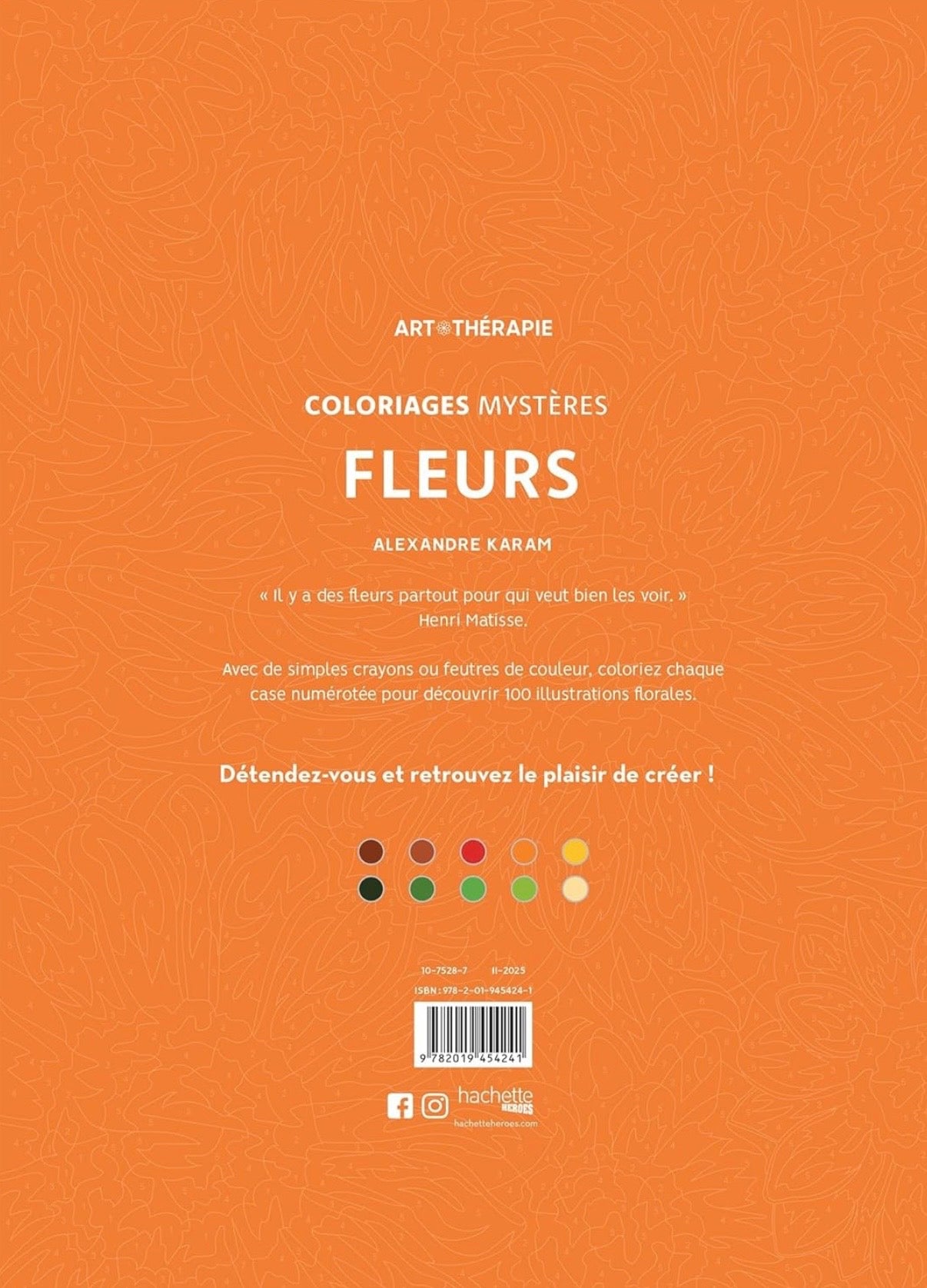 Omalovánka - Fleurs