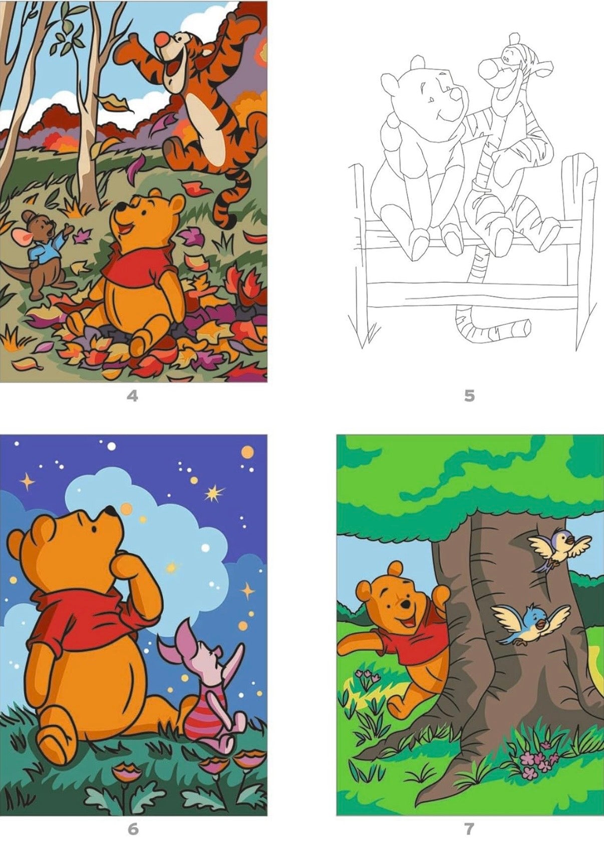 Omalovánka - 100% Winnie