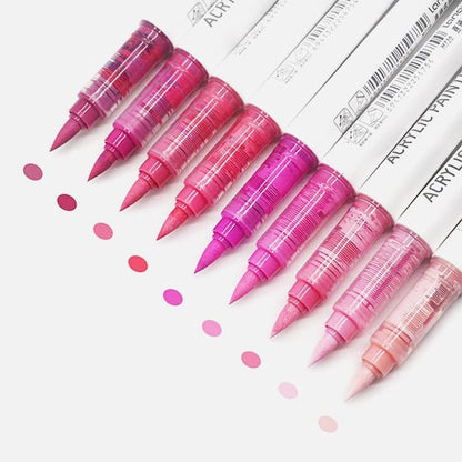 Akrylové fixy Languo – Sweet pink