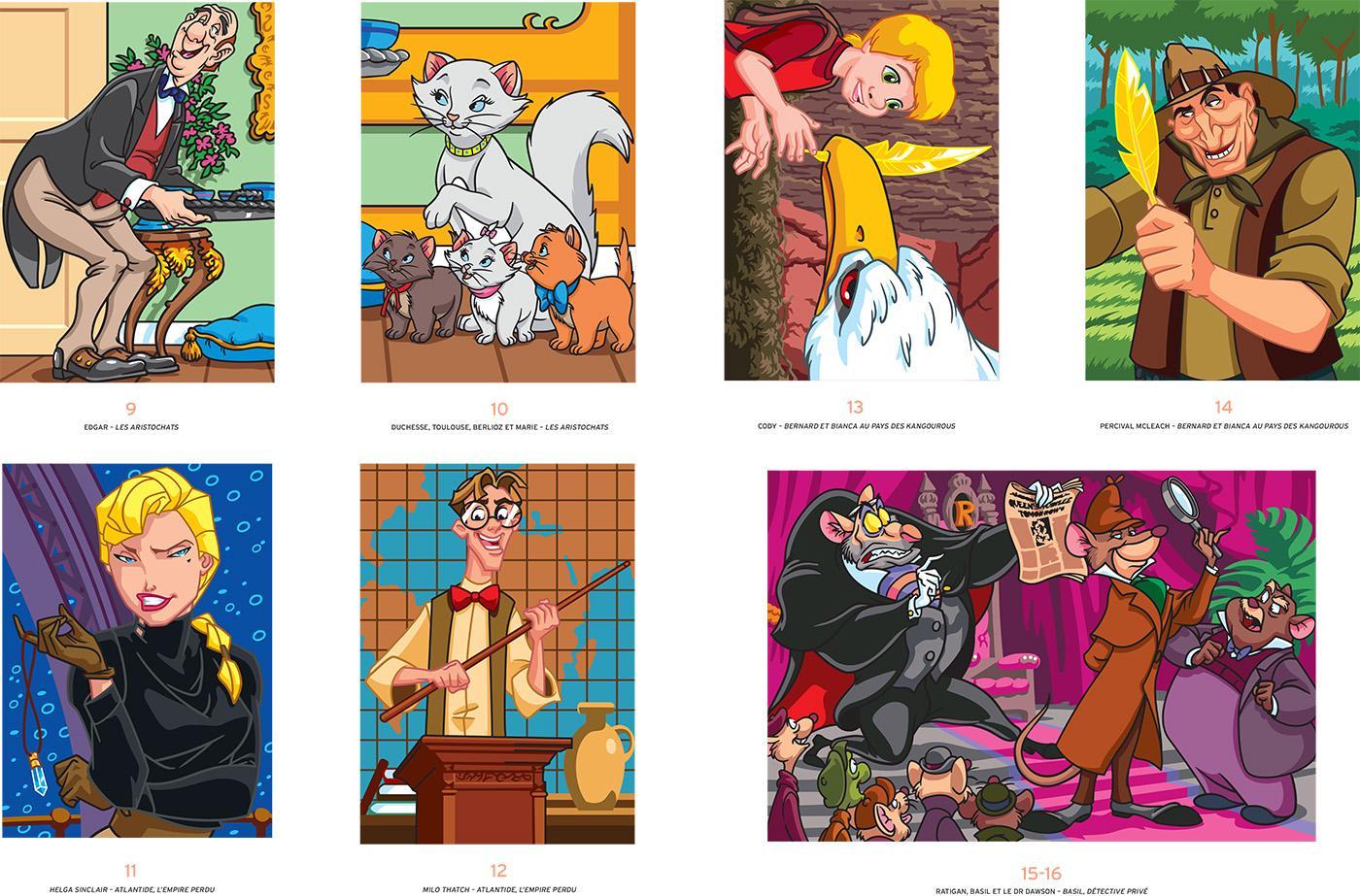Coloring book - heroes and villains￼