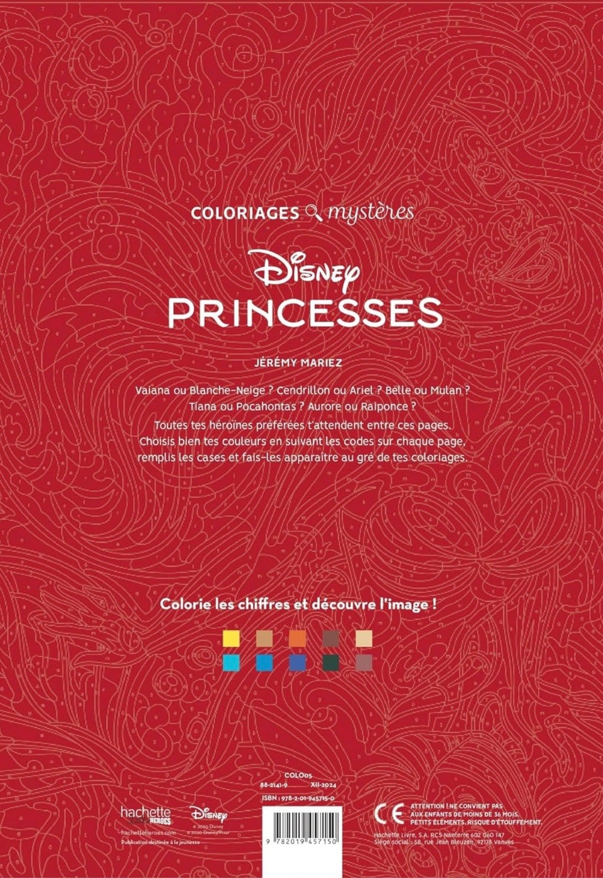 DISNEY COLORING BOOK - PRINCESSES