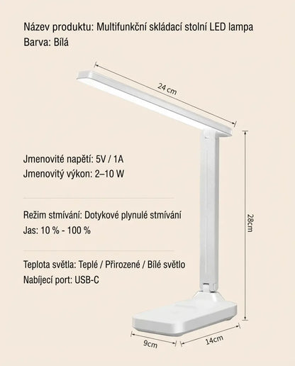 LED lampa (na baterii dobíjecí)