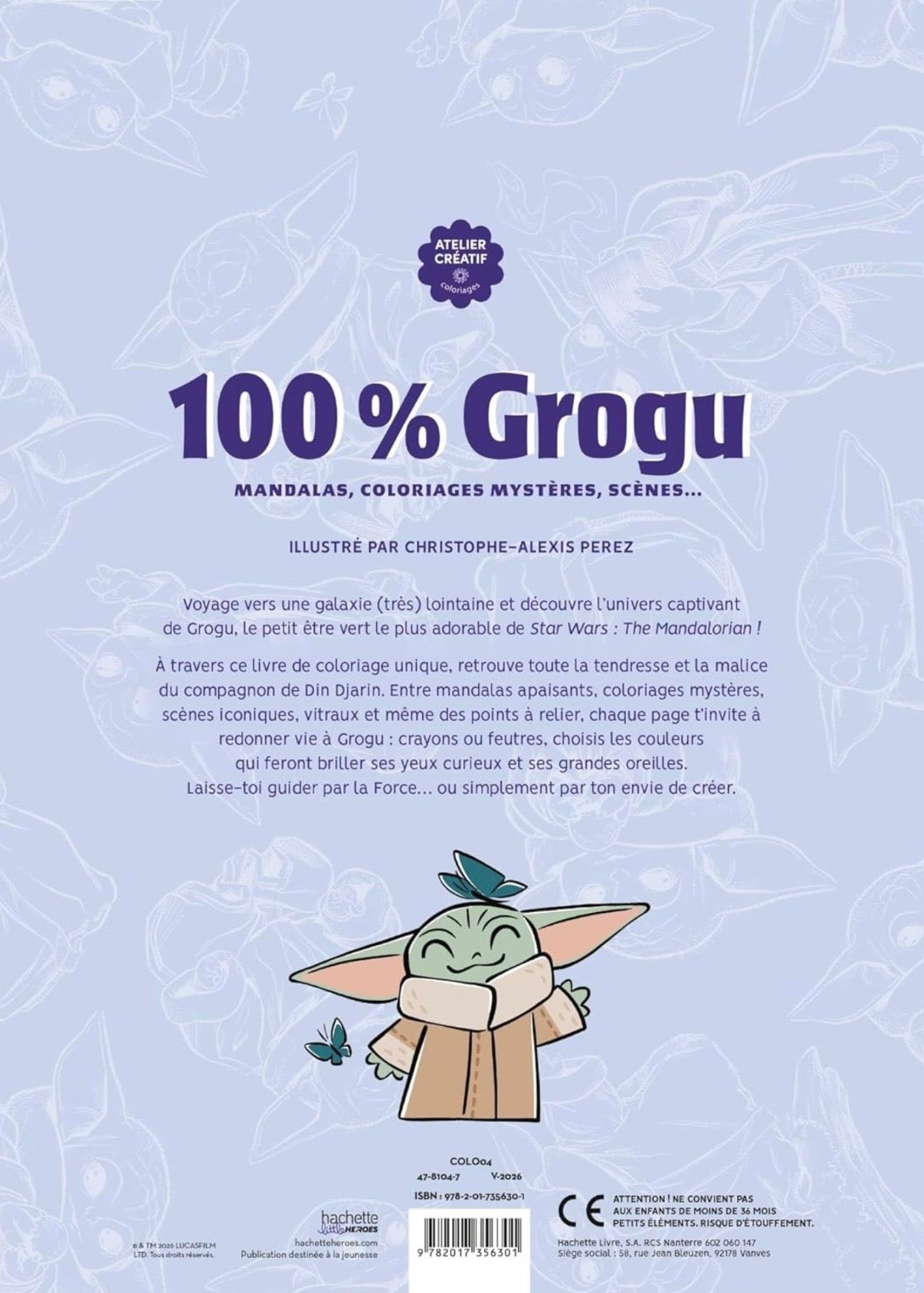 Omalovánka - 100 % Grogu