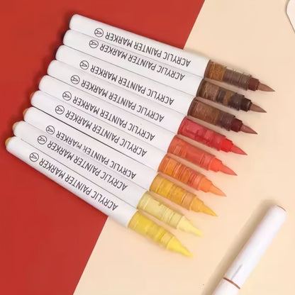 Akrylové fixy Languo – Red Yellow