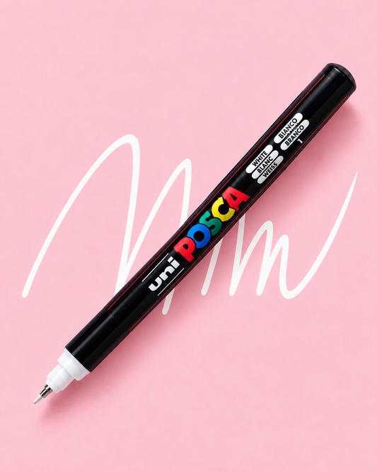 Akrylová fixa Posca 0,7mm PC-1MR bílá