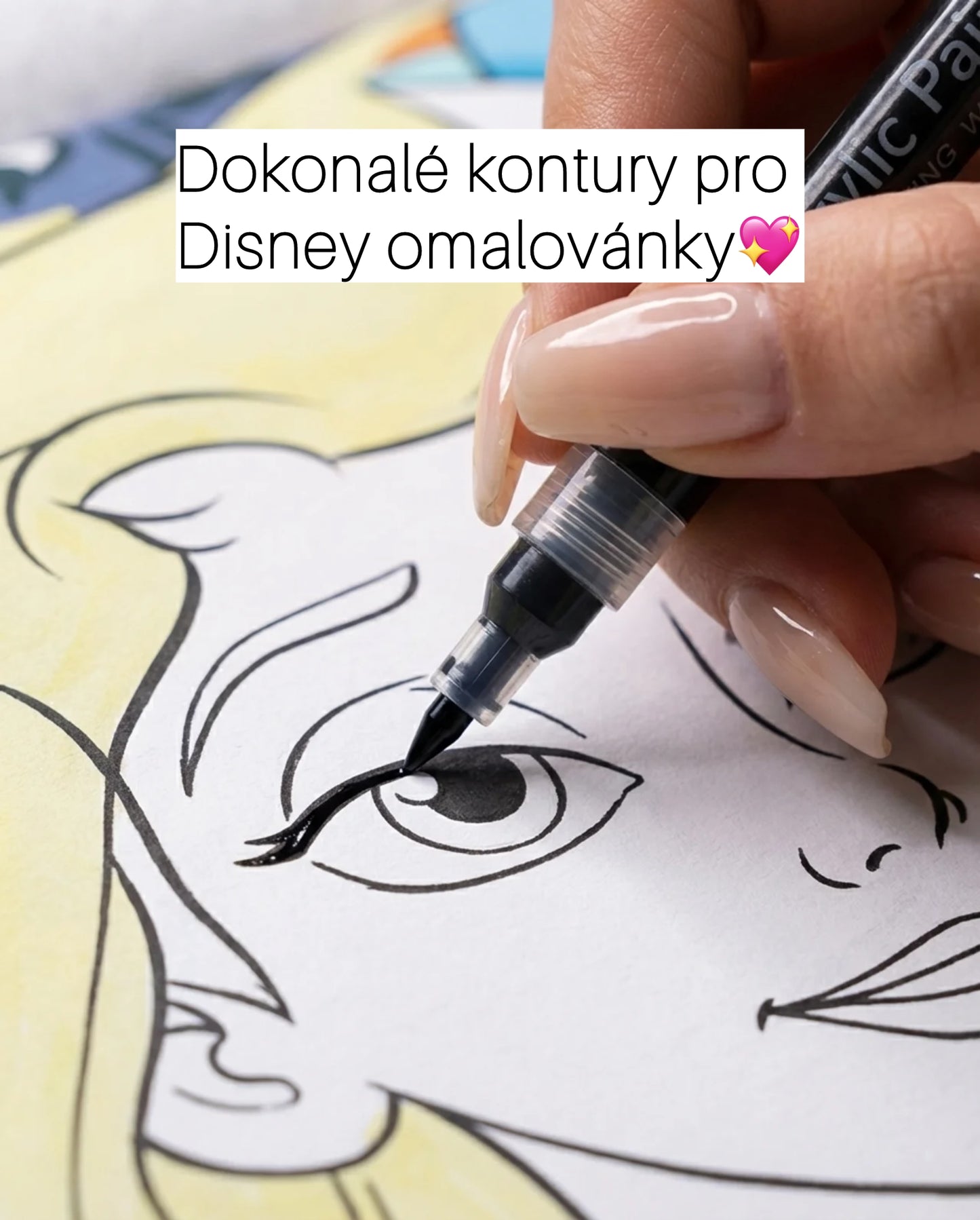 Fixy pro kontur Flysea 1 černa + 1 bila ￼